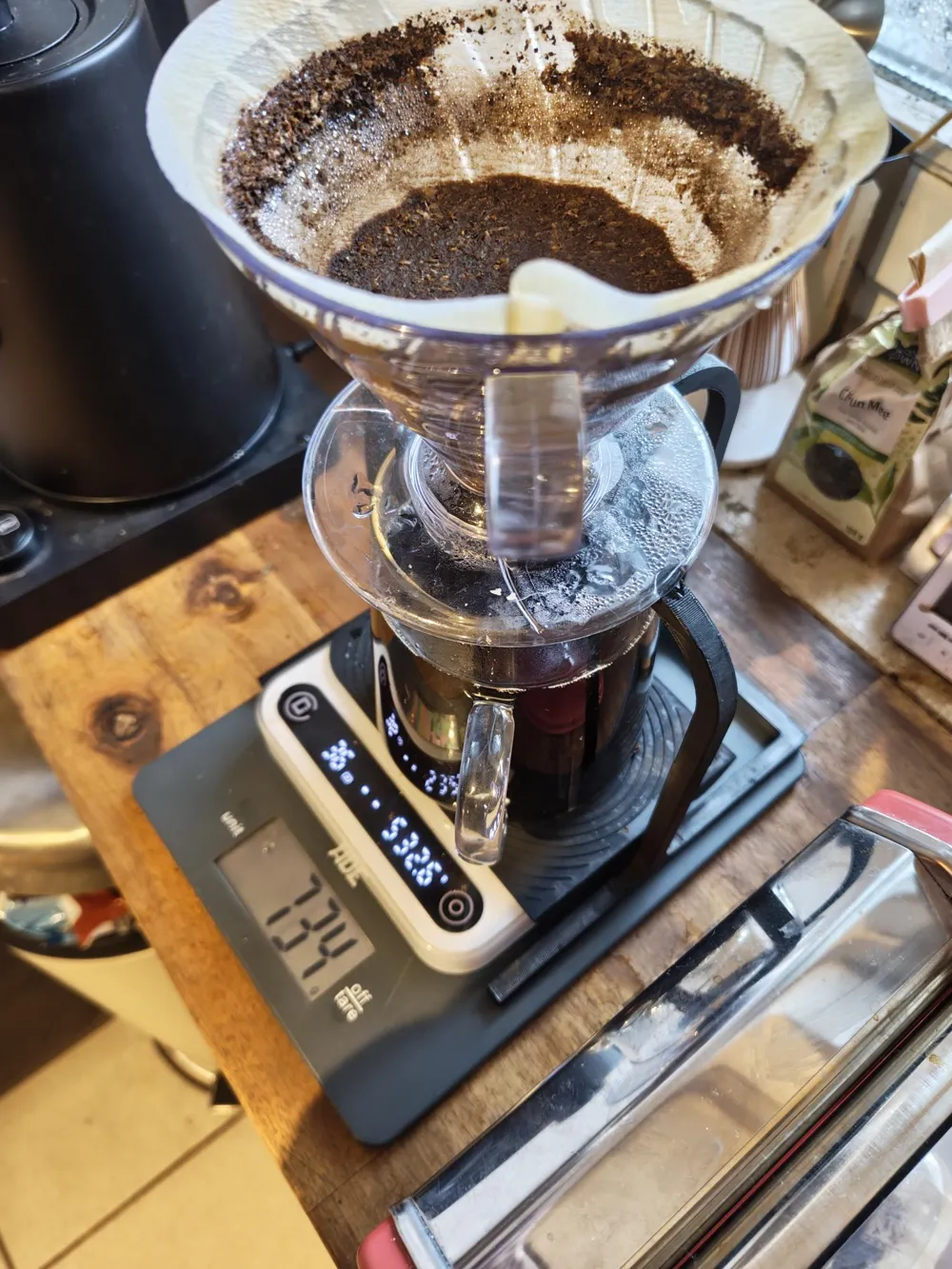 V60 Measurement Stand during measurement